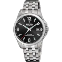 MONTRE FESTINA CALENDIER TITANE F20696/3 NOIR, BRACELET D’ TITANE, HOMME