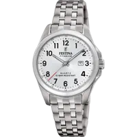 MONTRE FESTINA CALENDIER TITANE F20697/1 BLANC, BRACELET D’ TITANE, FEMME