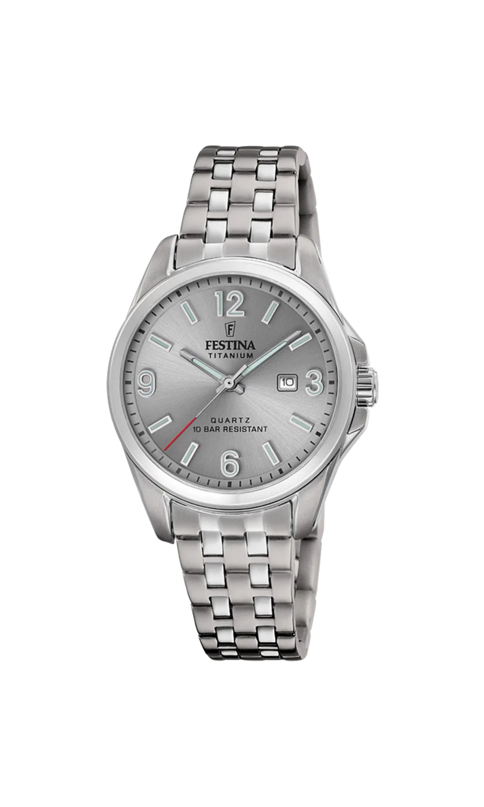 MONTRE FESTINA CALENDIER TITANE F20697/2 GRIS, BRACELET D’ TITANE, FEMME — Image du produit 3