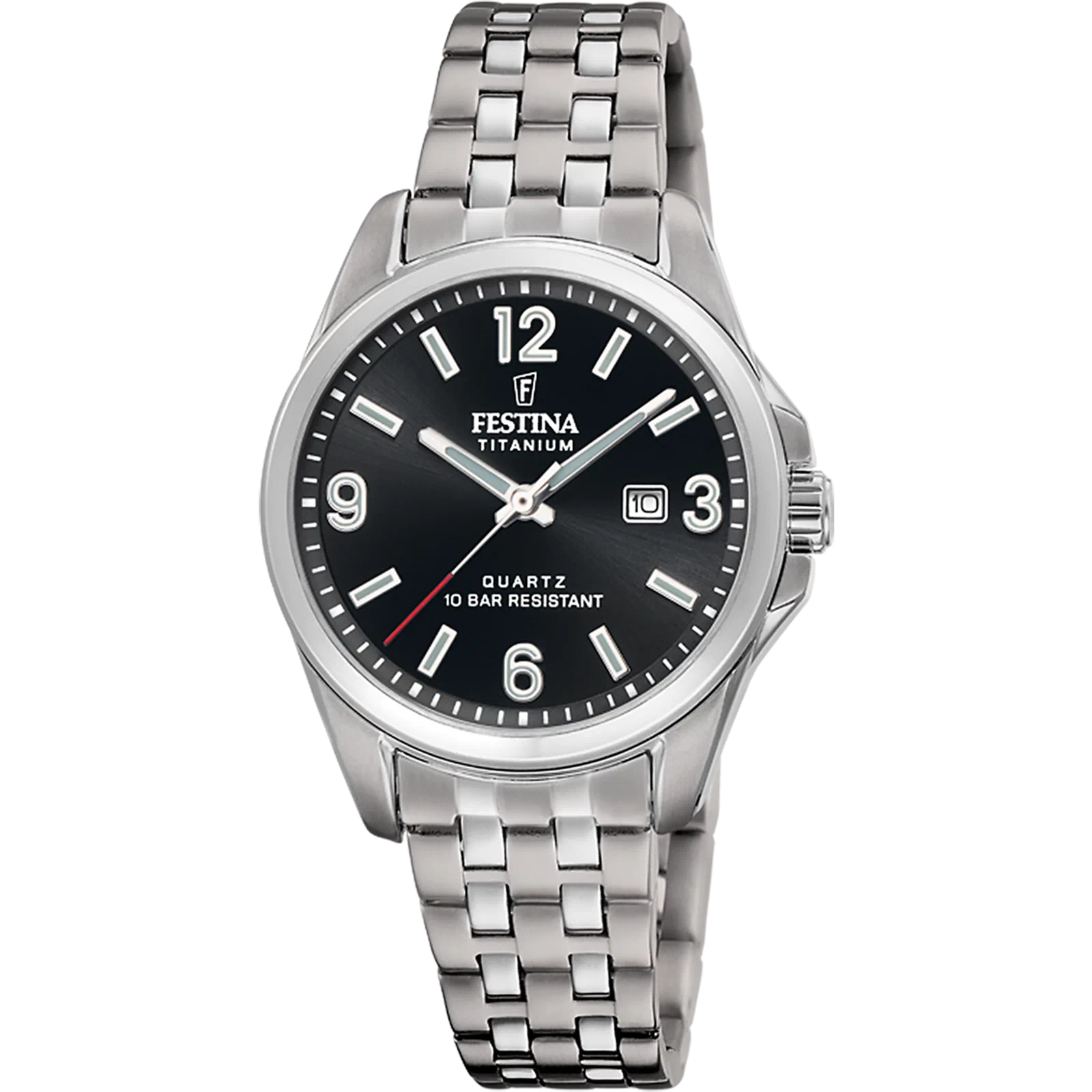 MONTRE FESTINA CALENDIER TITANE F20697/3 NOIR, BRACELET D’ TITANE, FEMME — Image du produit 1