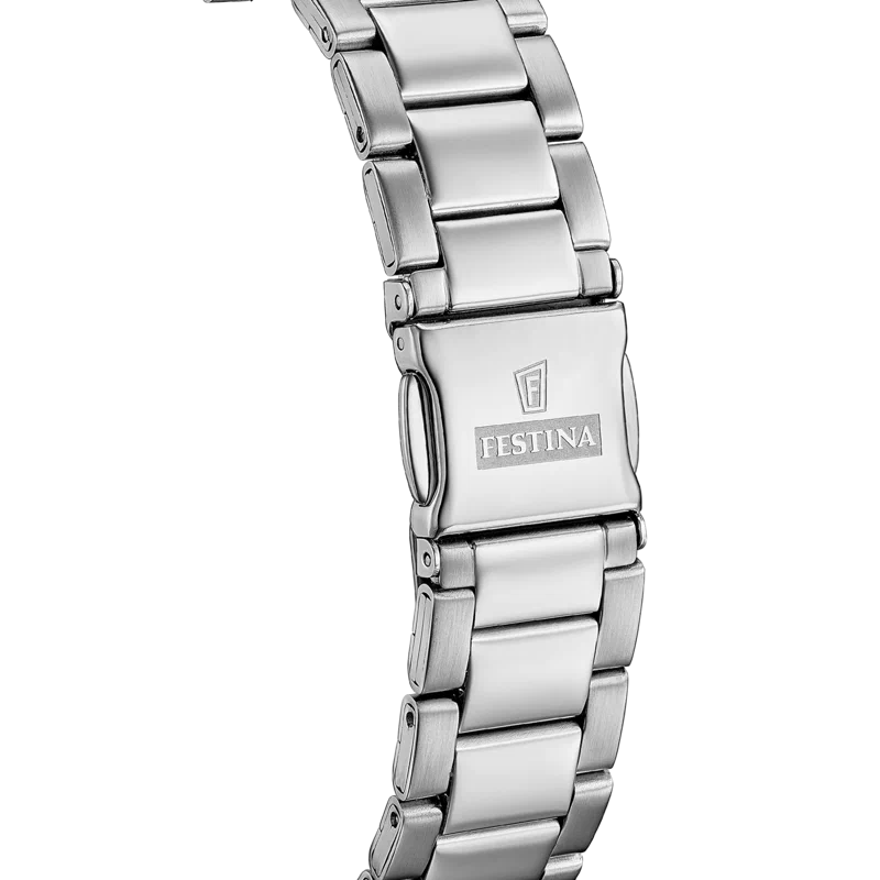 MONTRE FESTINA ACIER CLASSIQUE F20707/3 GRIS BRACELET EN ACIER INOXYDABLE HOMME — Image du produit 4