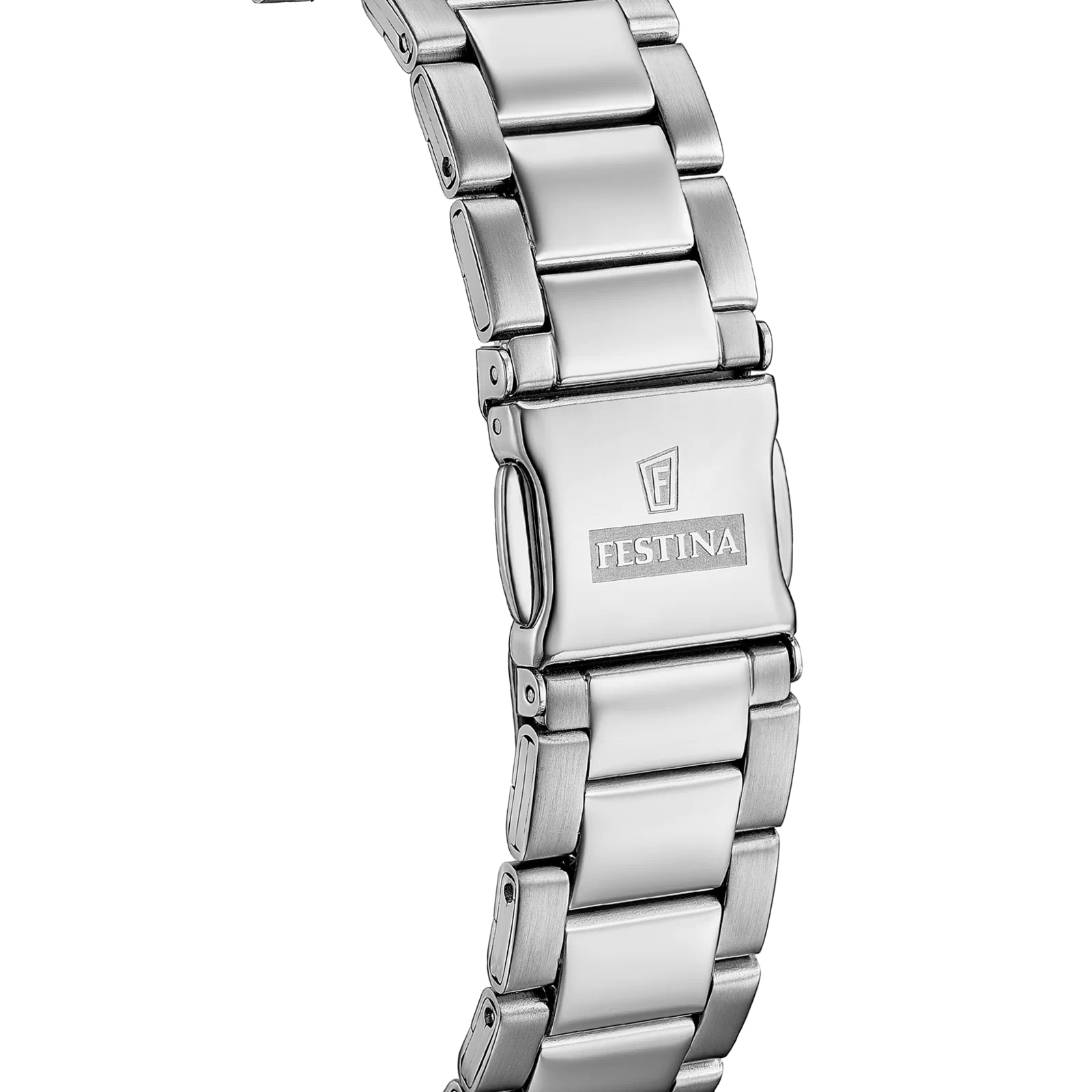 MONTRE FESTINA ACIER CLASSIQUE F20707/6 NOIR BRACELET EN ACIER INOXYDABLE HOMME — Image du produit 4