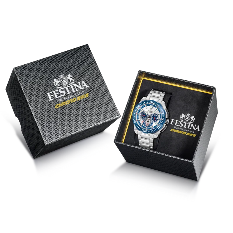 MONTRE HOMME FESTINA CHRONO BIKE F20724/1 ARGENTÉ BRACELET EN ACIER — Image du produit 6
