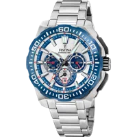 MONTRE HOMME FESTINA CHRONO BIKE F20724/1 ARGENTÉ BRACELET EN ACIER