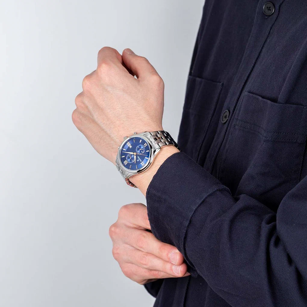 MONTRE FESTINA F6854/6 BLEU, BRACELET ACIER INOXYDABLE, HOMME — Image du produit 5