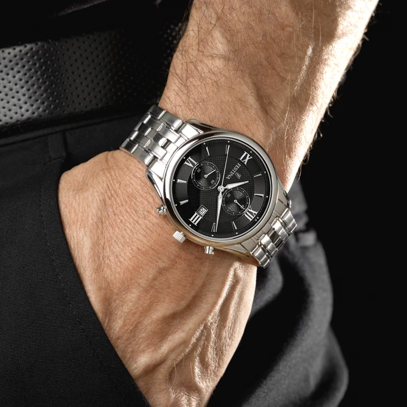 MONTRE FESTINA F6854/8 NOIR, BRACELET ACIER INOXYDABLE, HOMME — Image du produit 6