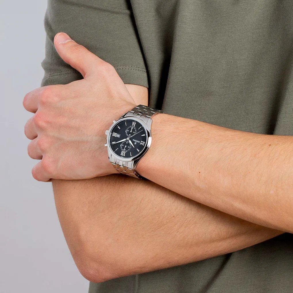 MONTRE FESTINA F6854/8 NOIR, BRACELET ACIER INOXYDABLE, HOMME — Image du produit 5