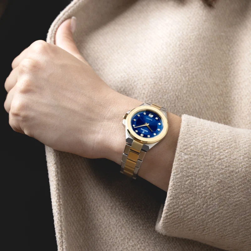 MONTRE FESTINA MADEMOISELLE F20702/3 BLEU BRACELET EN ACIER INOXYDABLE FEMME — Image du produit 3