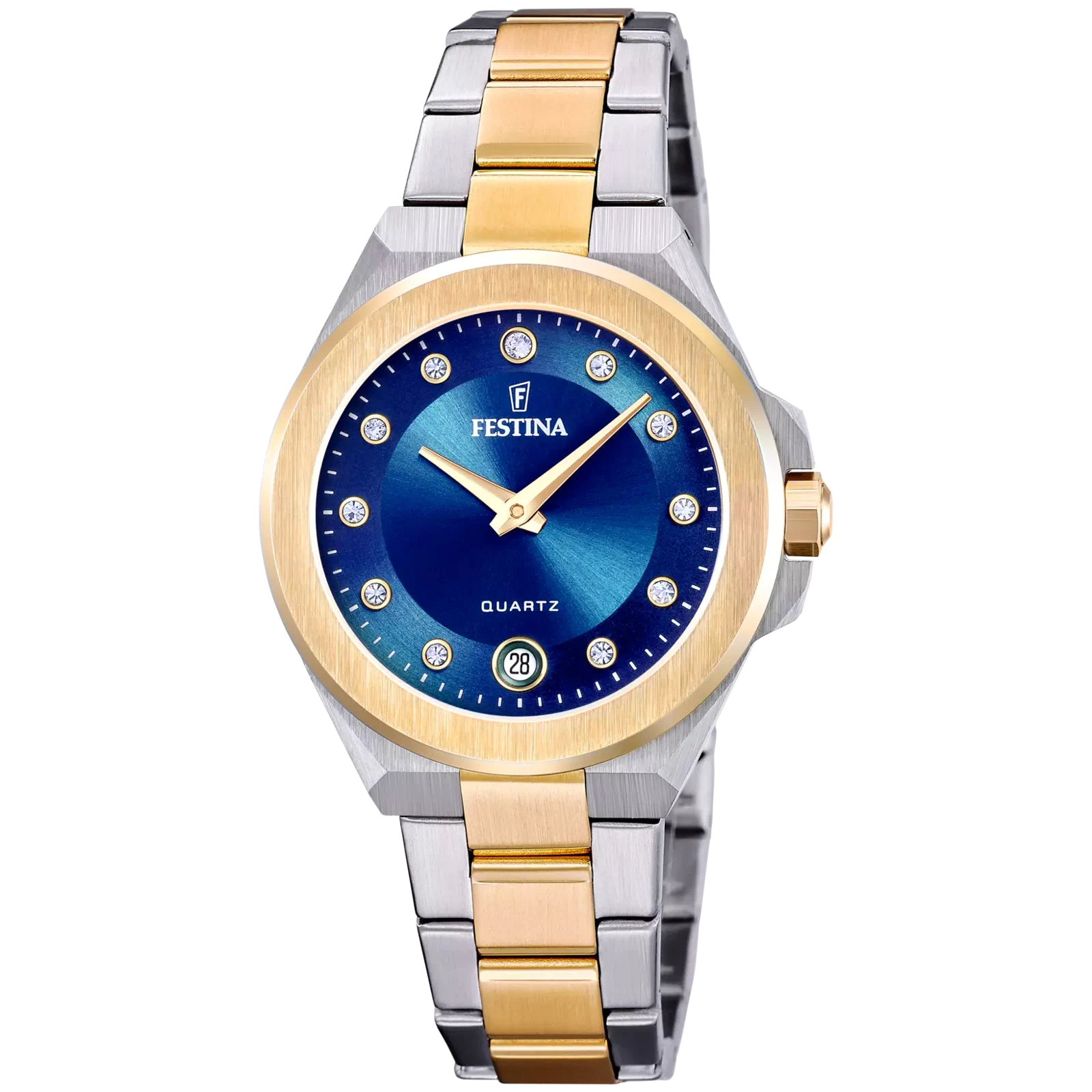 MONTRE FESTINA MADEMOISELLE F20702/3 BLEU BRACELET EN ACIER INOXYDABLE FEMME — Image du produit 1