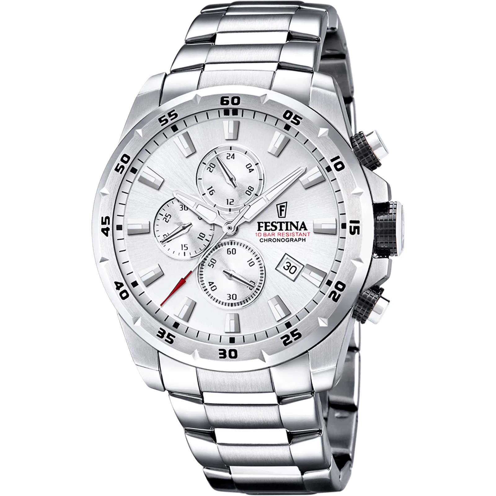 MONTRE FESTINA F20463/1 GRIS, BRACELET ACIER INOXYDABLE, HOMME — Image du produit 1